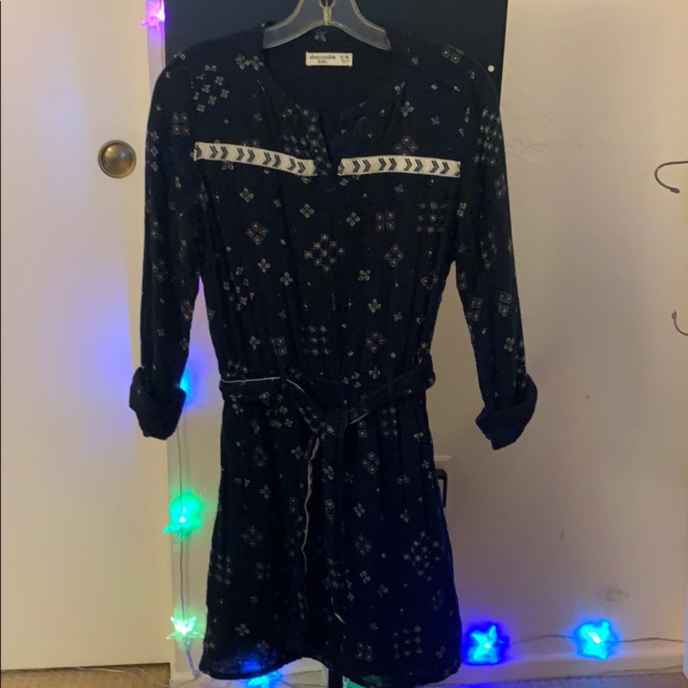 Abercrombie Kids navy blue dress